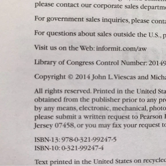 SQL Queries Instructional Textbook. 2004 edition.  Excellent Condition. - Picture 4 of 4